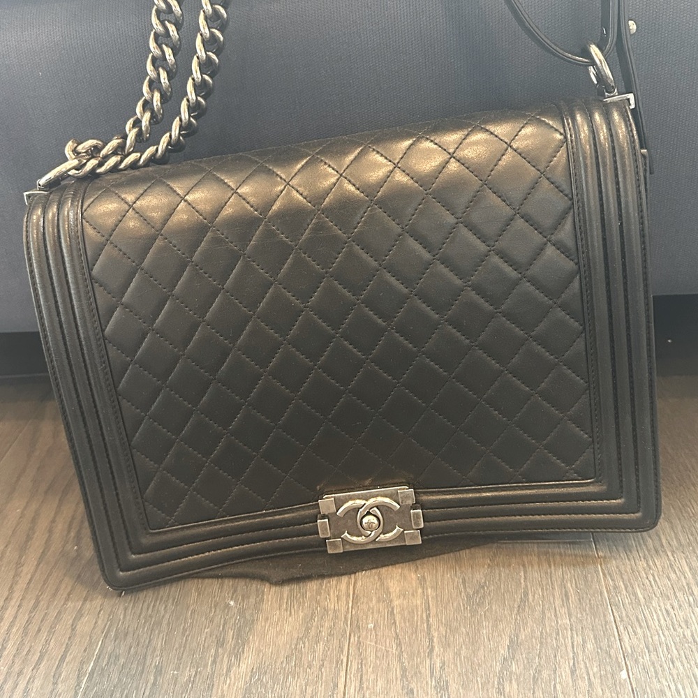 Large Lambskin Boy
